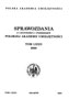 Sprawozdania z czynnoci i posiedze Polskiej Akademii Umiejtnoci, tom LXXII (2008)