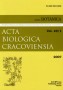 Acta Biologica Cracoviensia series Botanica, vol. 50/2 (2008)